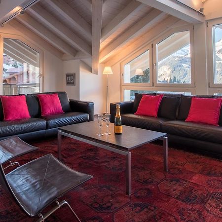 Chalet Brunner Penthouse Wengen Exterior photo