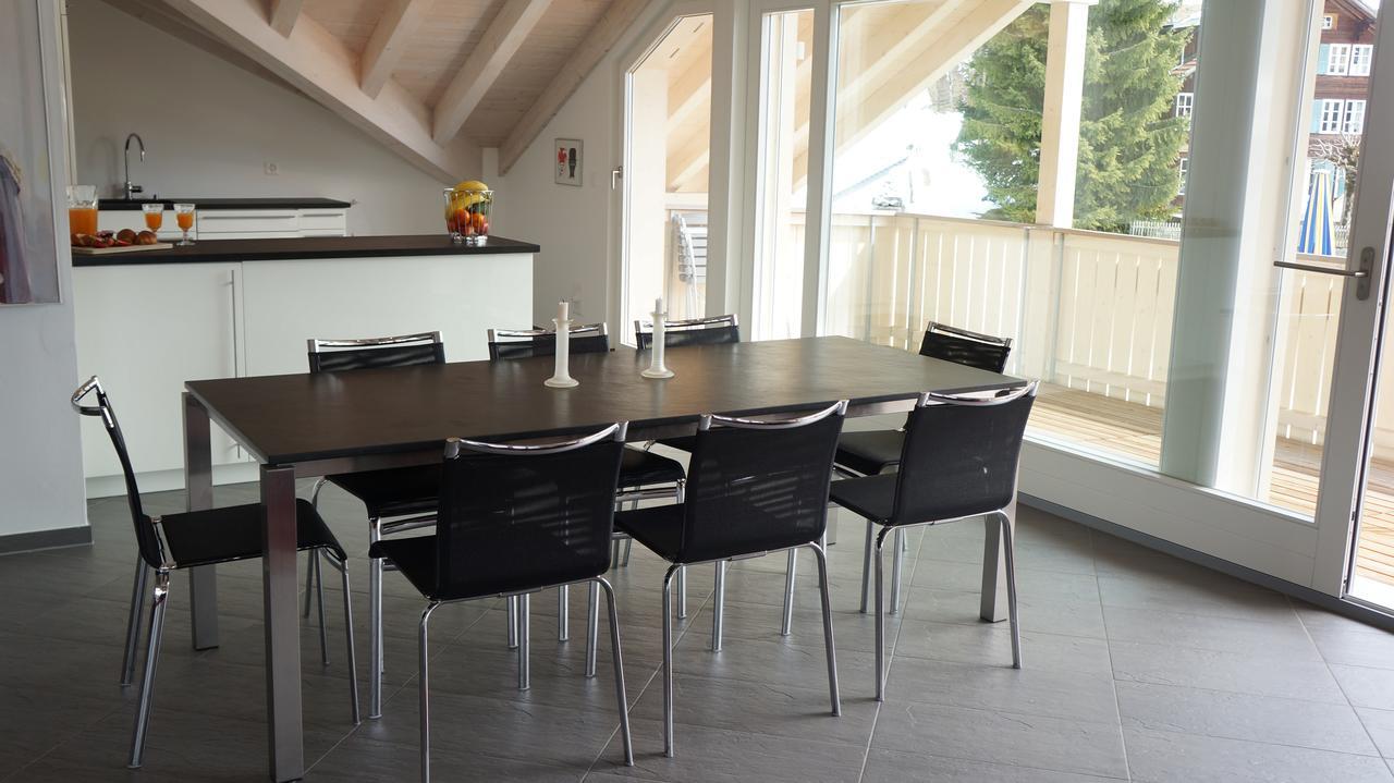 Chalet Brunner Penthouse Wengen Exterior photo