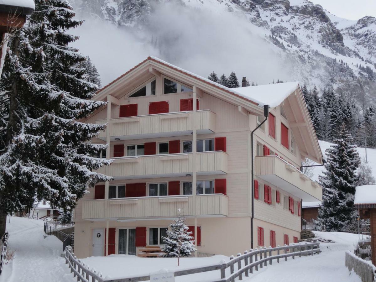 Chalet Brunner Penthouse Wengen Exterior photo